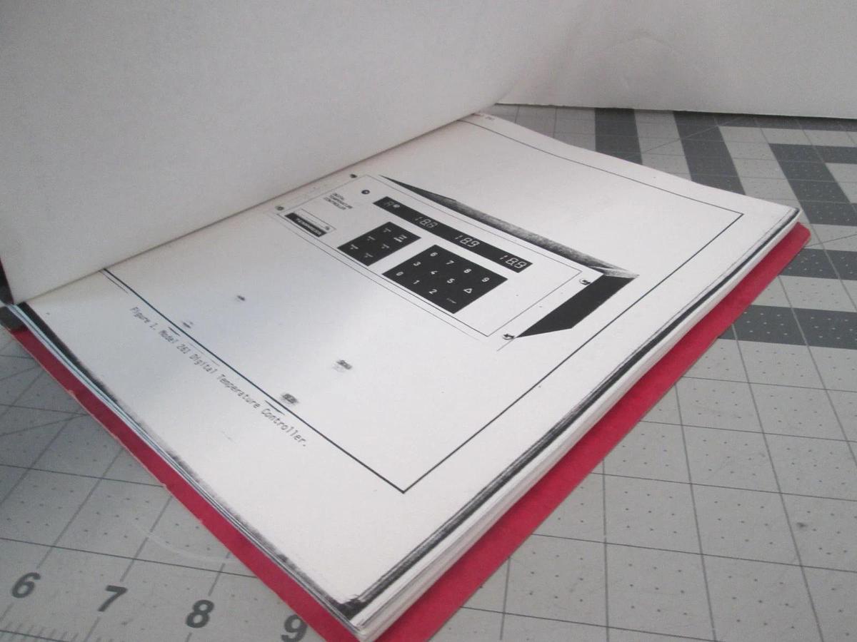 Used Tempress, Model 261, Digital Temperature Controller Product Manual, Used