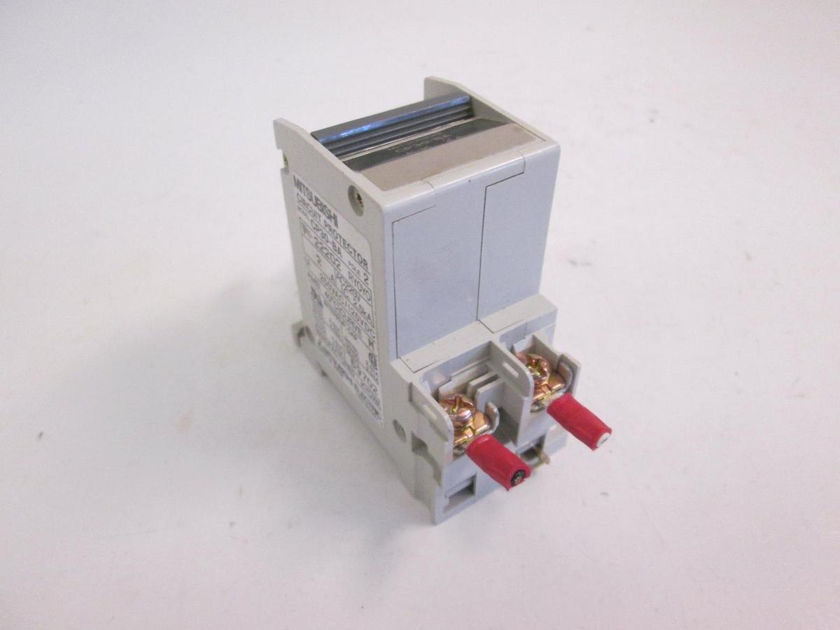Used Mitsubishi Circuit Protector CP30-BA, 2A, 250VAC/125VDC, 2 Pole, Used