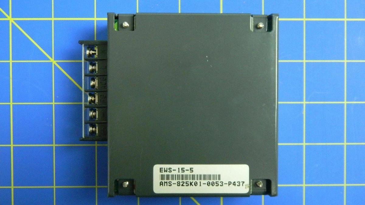 Used Nemic Lambda EWS15-5 Adjustable Power Supply, 5V, 3A, V.ADJ.+/- 10%, Used