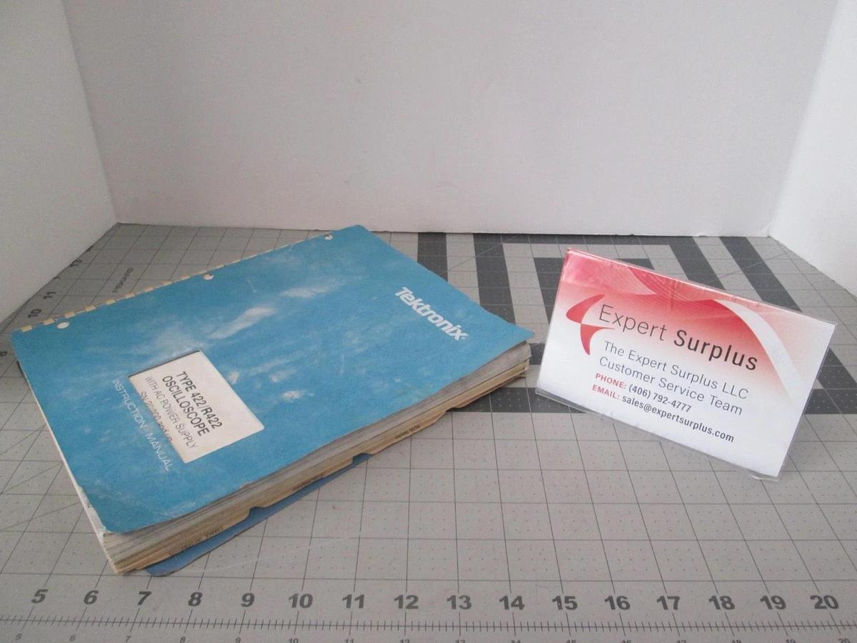 Used Tektronix, 422/R422, Oscilloscope with AC Power Supply, Instruction Manual, Used