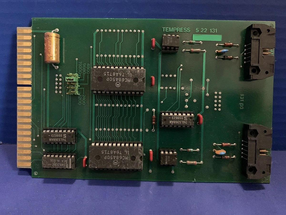 Used Tempress 5 22 131, Interf. Board DTC, PN- 7.01.10, PCB Assy, Used