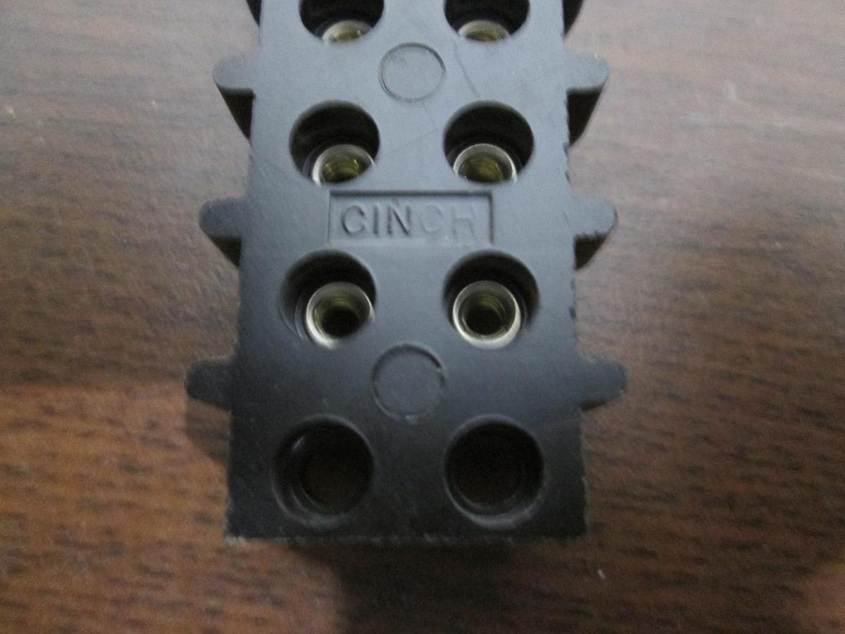 Used Cinch, 6 Position Terminal Block, Used, Lot of 2