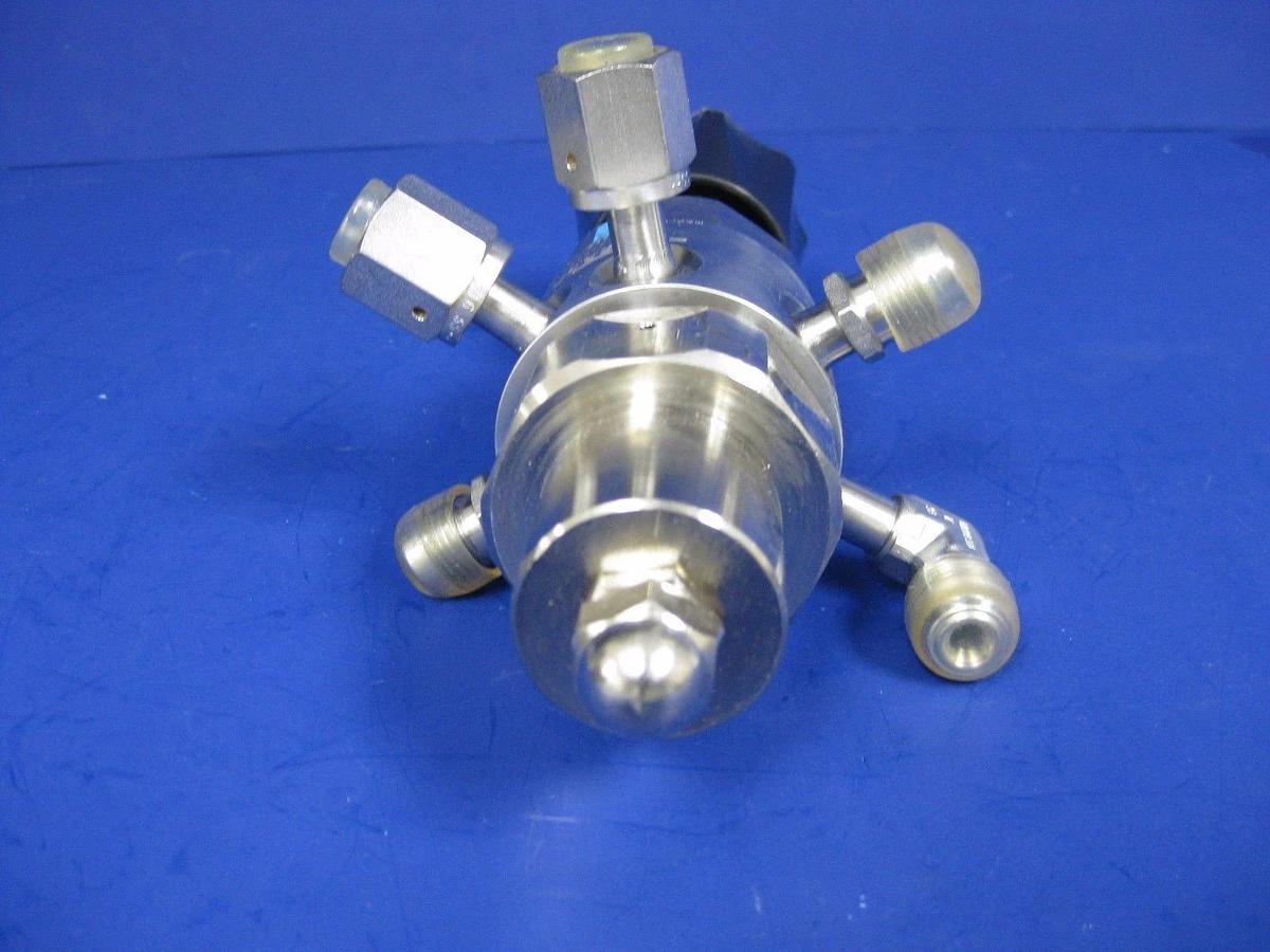 Tescom PS346X-R4-018 2-Stage Pressure Regulator, 5 Port, Semi Gas