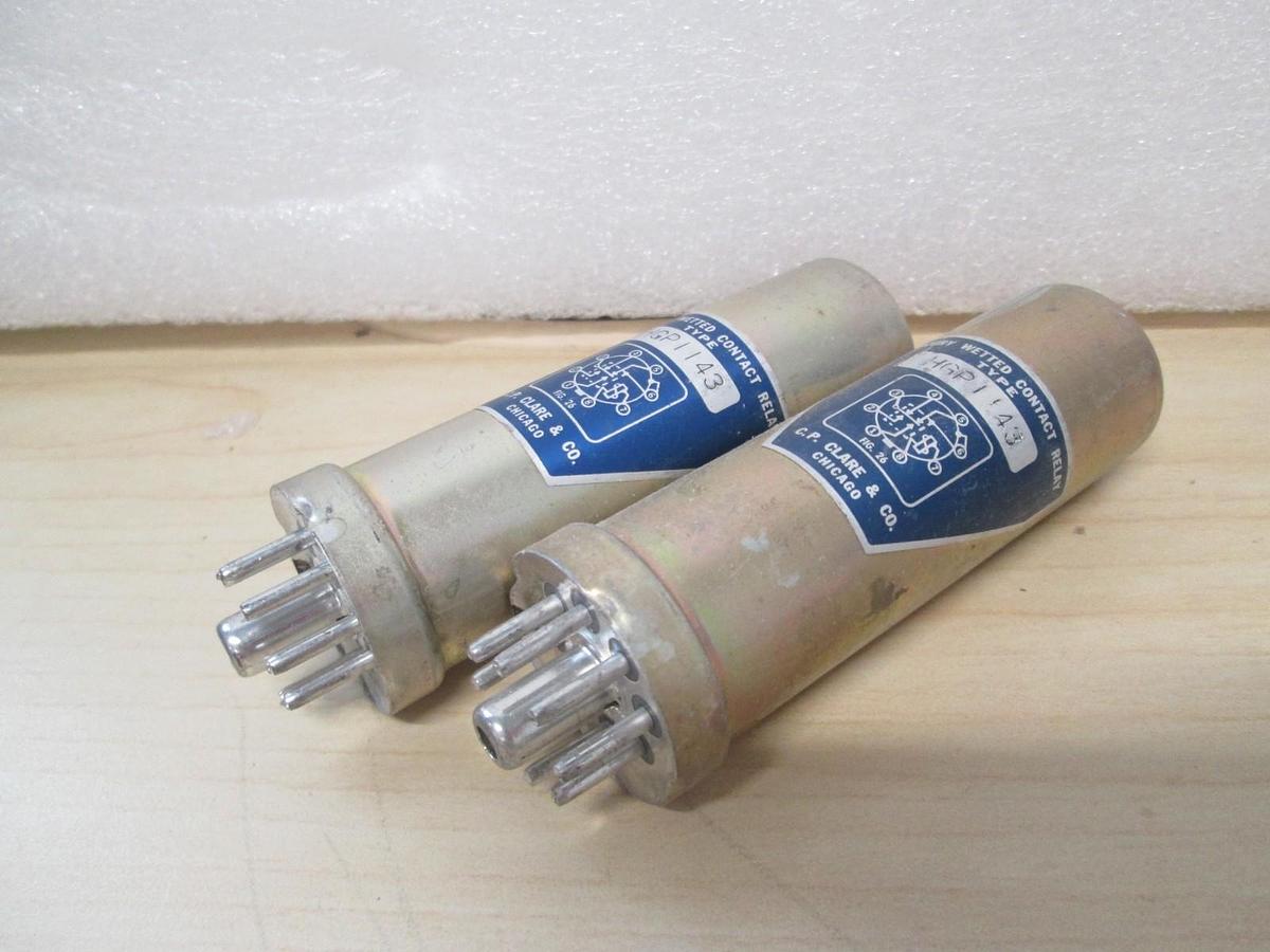 Used C.P. Clare & Co., HGP1143, Contact Relay, Used, Lot of 2