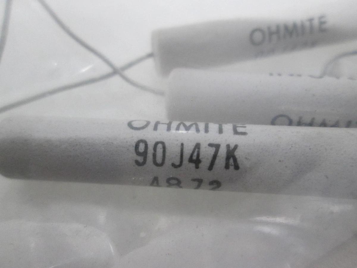 Ohmite, 90J47K, 11 Watt Resistor, New, Lot of 5
