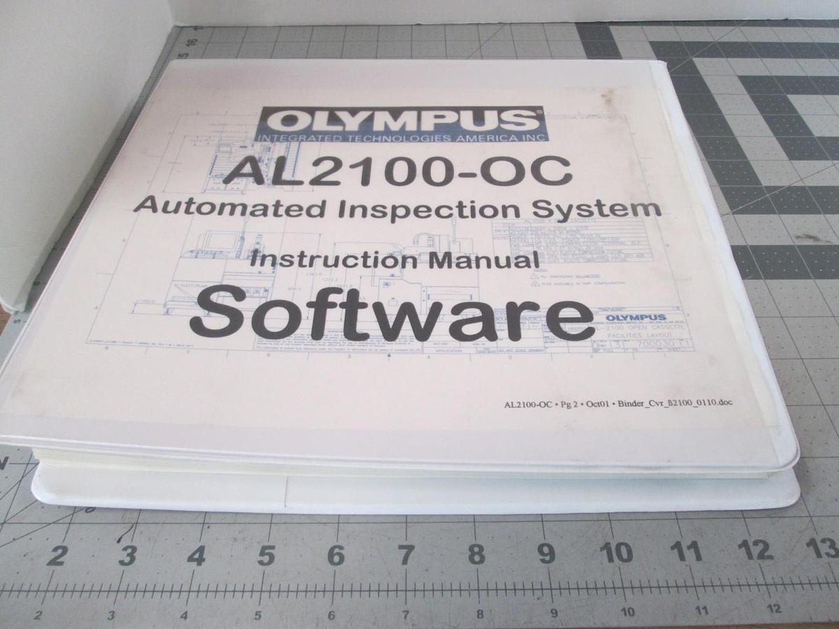 Used Olympus, AL2100-OC, Automated Inspection System, Instruction Manual, Used