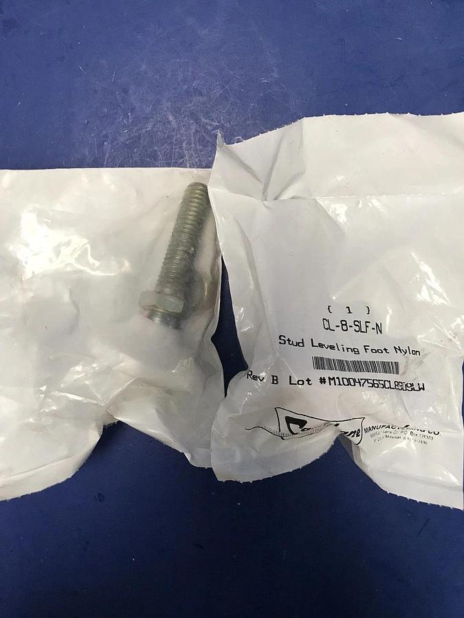 CARR LANE CL-8-SLF-N Stud Leveling Foot, Nylon, Lot of 2 New