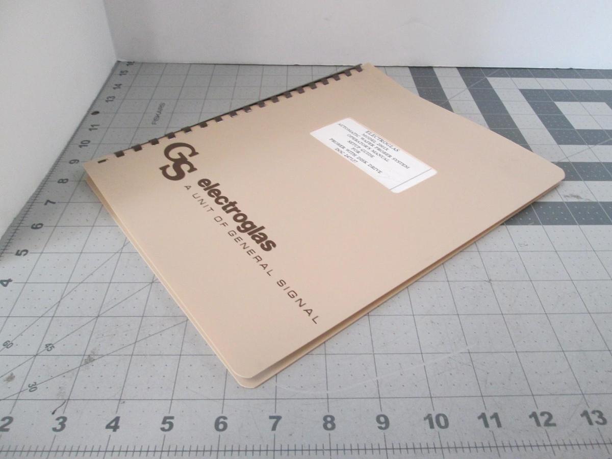 Used Electroglas, Model 2001x, Automatic Wafer Prober Set Up Guide, Used