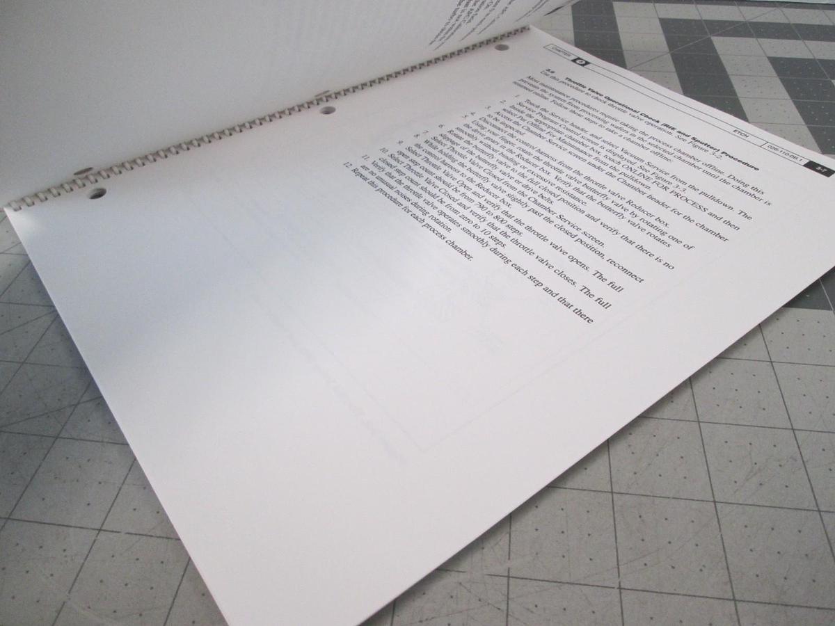Used AMAT, Precision 5000 Basic Preventive Maintenance Procedures, Used