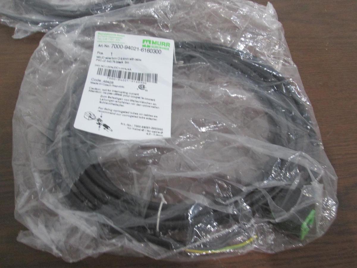 Murr Elektronik, 7000-94021-6160300, MSUD Valve Form CL 9.4mm w/Cable PVC-JZ, 3M