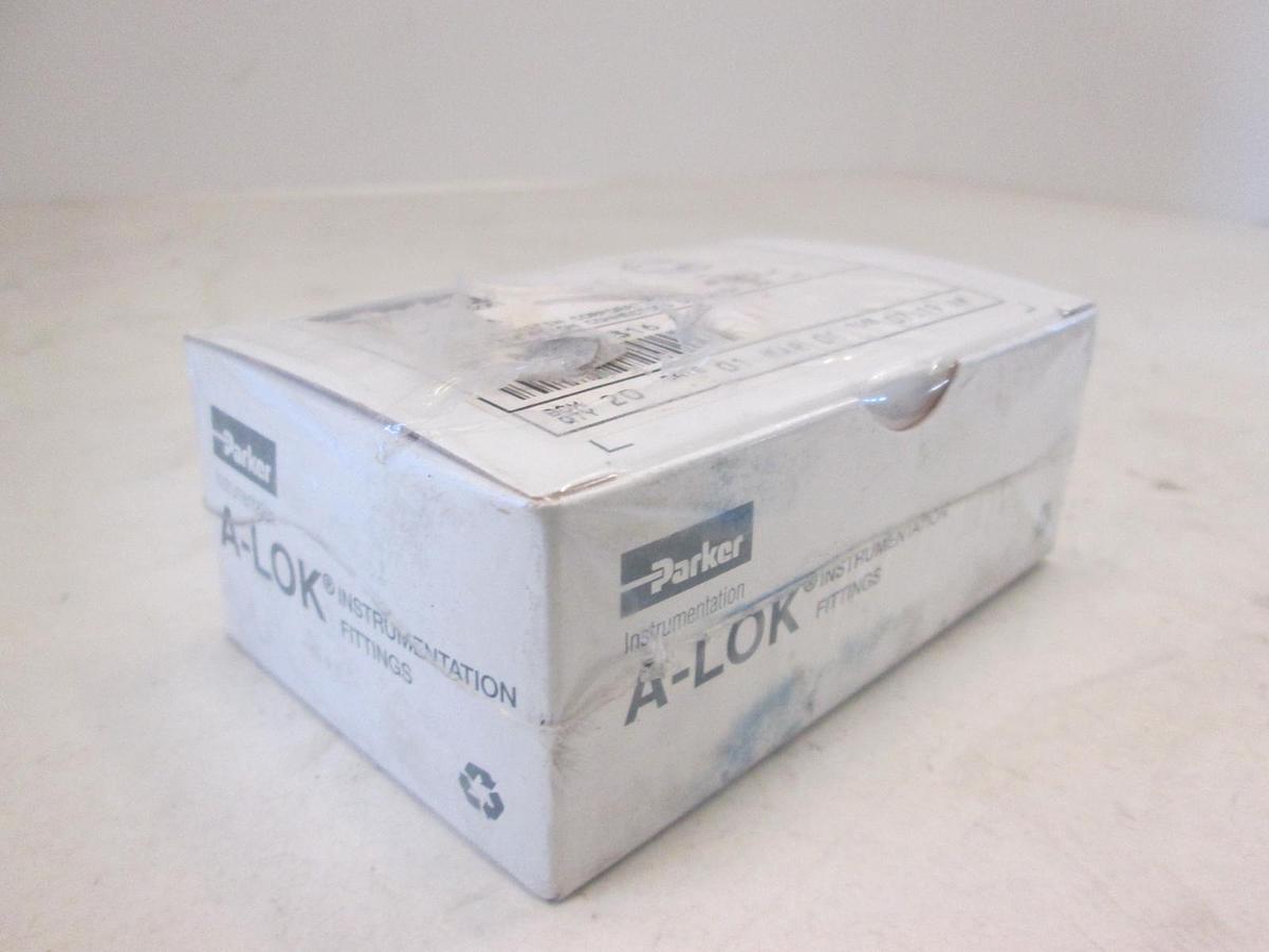 Parker, 8BLP8-316, A-Lok Plug Box of 20, New, Original Packaging