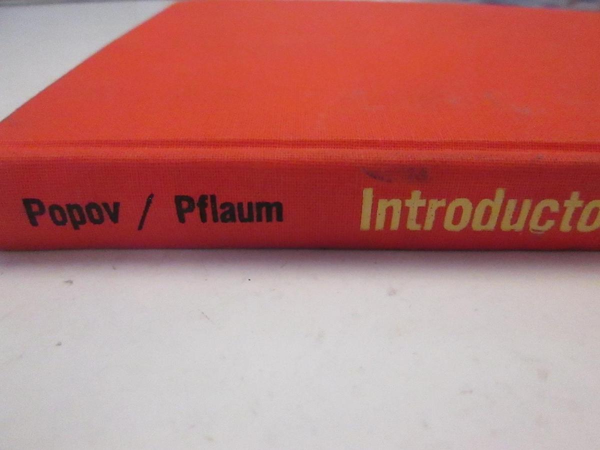 Used Popov/ Pflaum Introductory Analytical Chemistry, Used