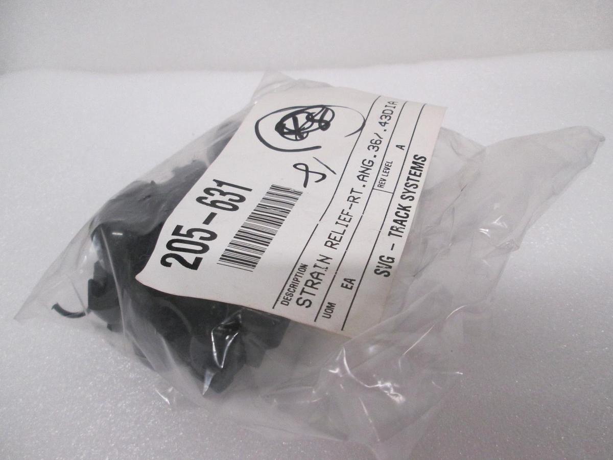 Strain Relief-RT.ANG.36/.43DIA, 205-631, New, Lot of 18