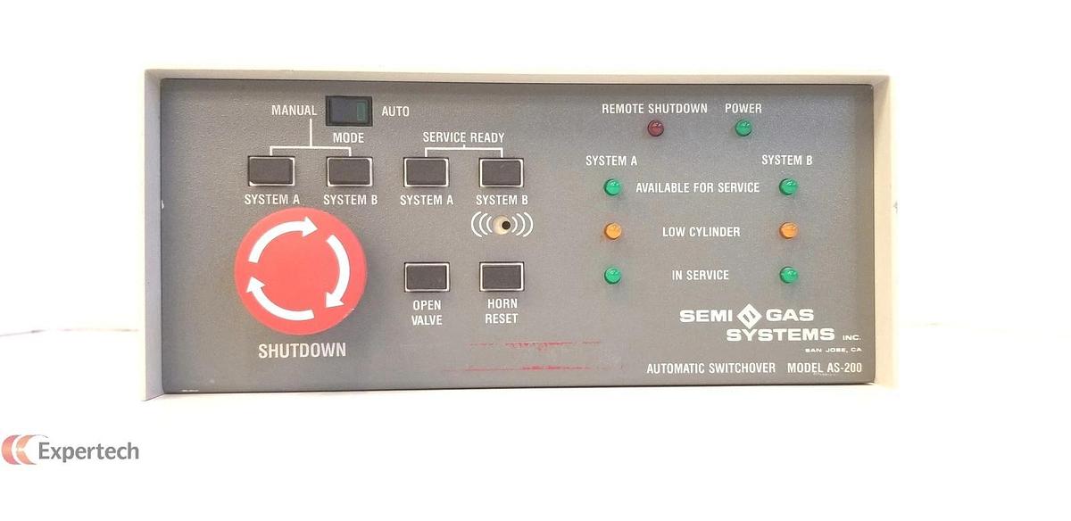 Used Semi-Gas Systems AS-200 Automatic Switchover , Used