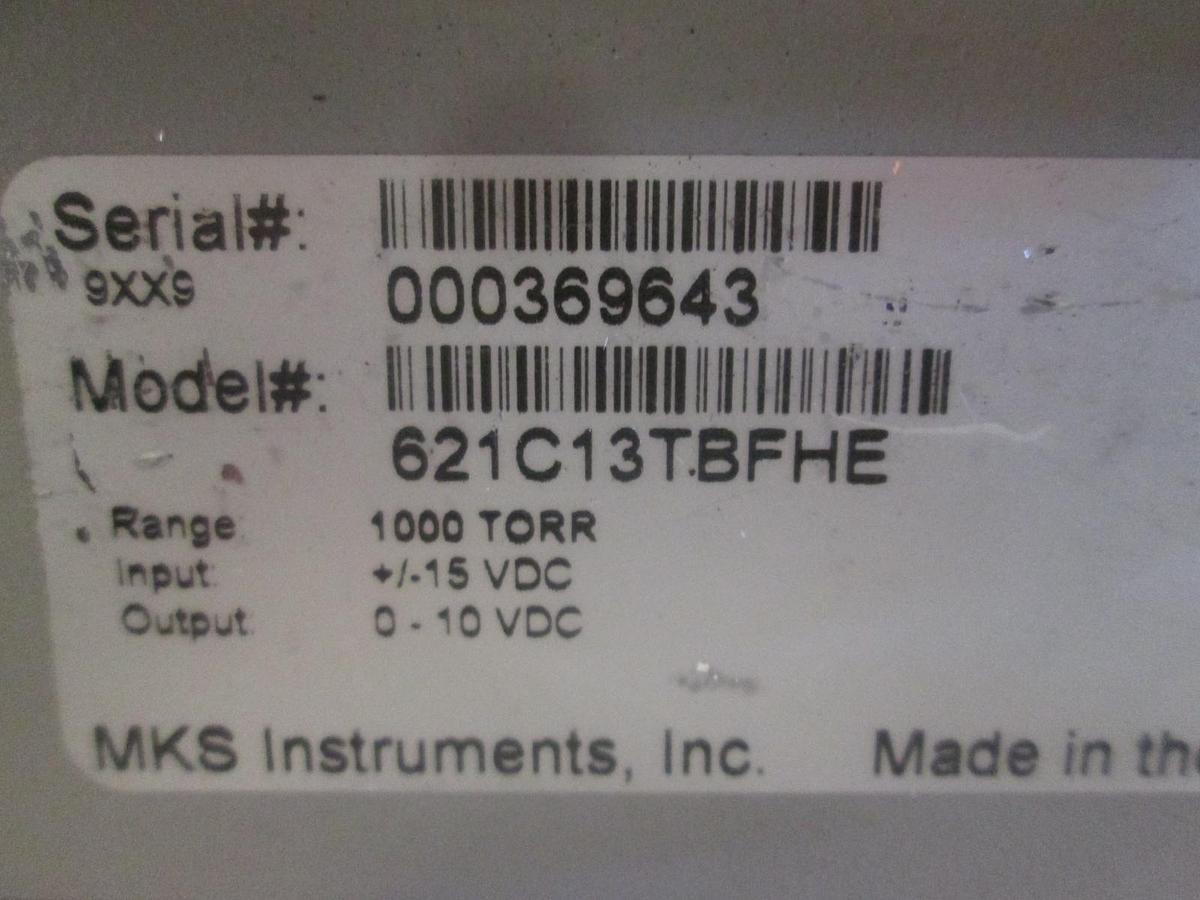Used MKS Model 621C13TBFHE Remote Transducer & Signal Conditioner Kit, Used