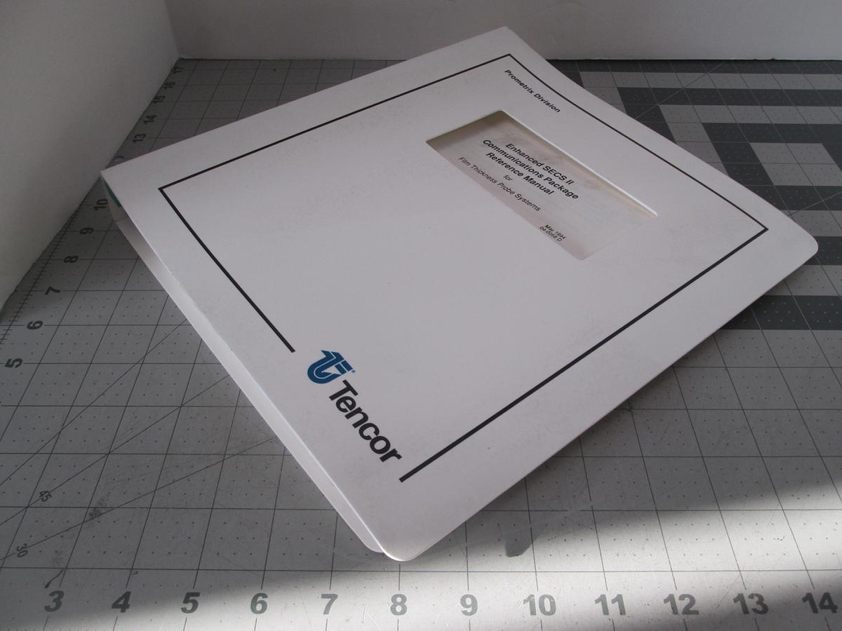 Used Tencore, Enhanced SECS II Communications Package Reference Manual, Used