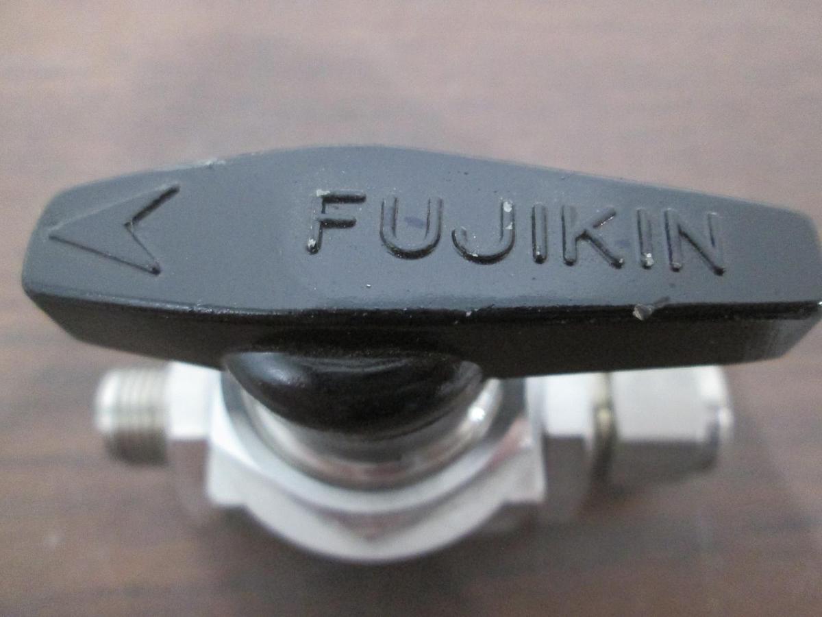 Used Fujikin, 1/4" Manual Ball Valve, 100407, Used