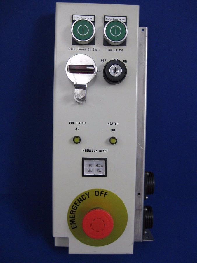 Used Tokyo Electron Limited TEL Emergency Shut Off and Control Panel, FNC/Heater