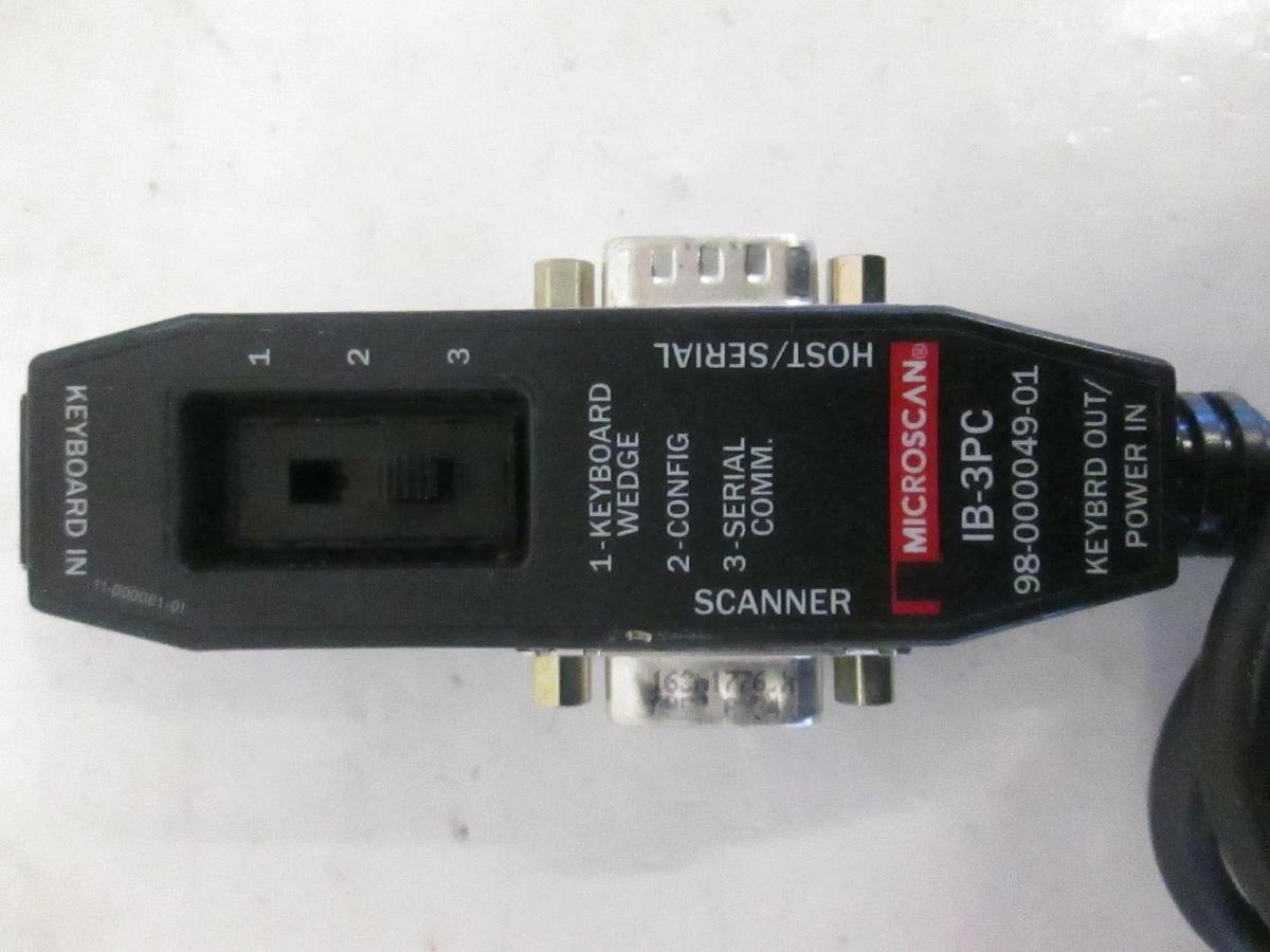 Used Microscan IB-3PC, Scanner Interface, Used