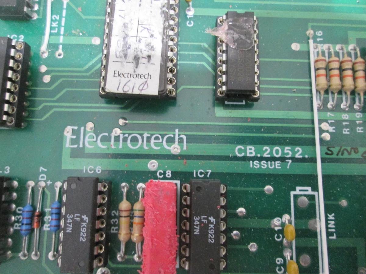 Used Electrotech, CB2052, PCB Assy, Used