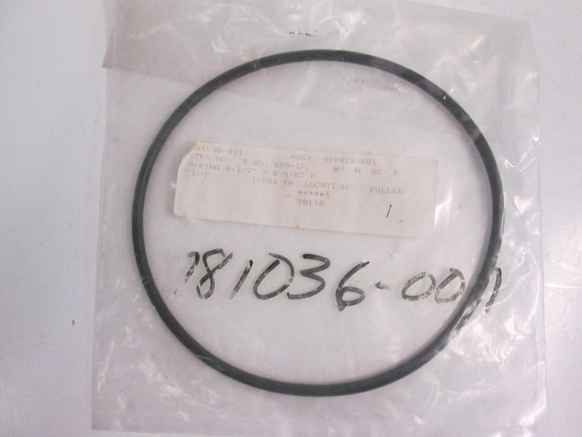 O-Ring Fitting 6-1/2" x 6-5/8", 400429-001, New
