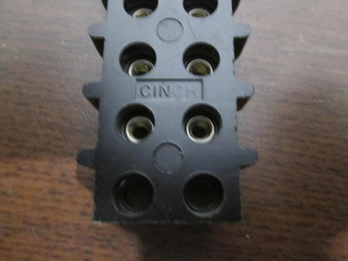 Used Cinch, 6 Position Terminal Block, Used, Lot of 2