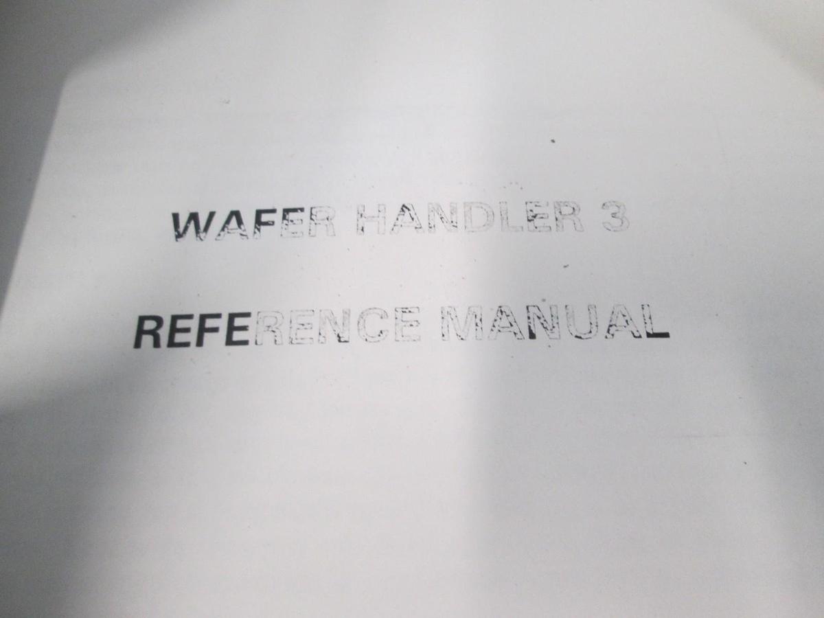 Used Tencore, Wafer Handler 3, Reference Manual, 214698, Used