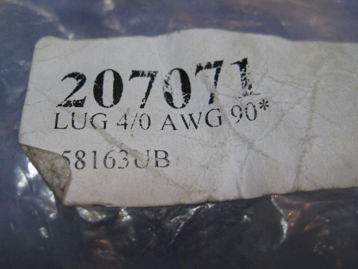 Thomas & Betts 550/24 CU Compression Lug, Yellow 62, 4/0 AWG, Lot of 7 New
