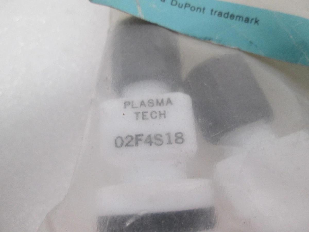 Plasmatech, 18 ball socket, 1/4 fitting 02F4S18, TFE Teflon Fitting, New, Lot 2