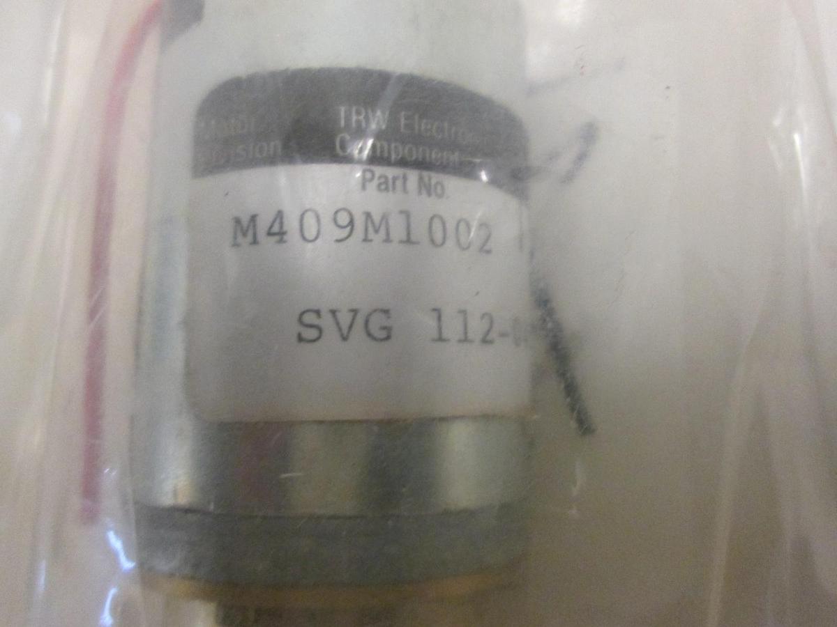 TRW Electronics, M409M1002, 12V GEAR MOTOR, New