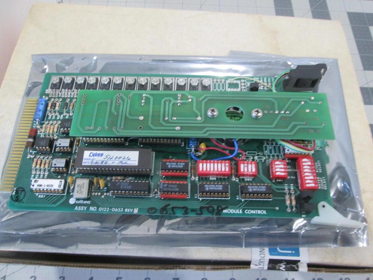 Watkins Johnson, Siltec, 0122-0653, PCB Module Control, New