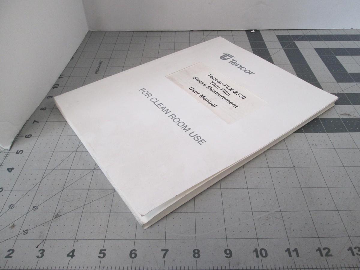 Used Tencor, FLX-2320 Thin Film Stress Measurement, User Manual, 274526-27, Used