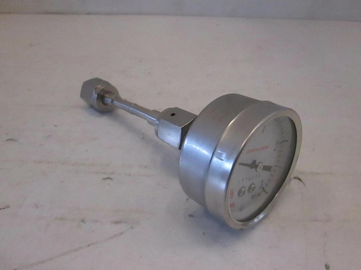 Used NKS 1574645 Gauge 76-0 cmHg, 0-3 kgf/cm2, Used