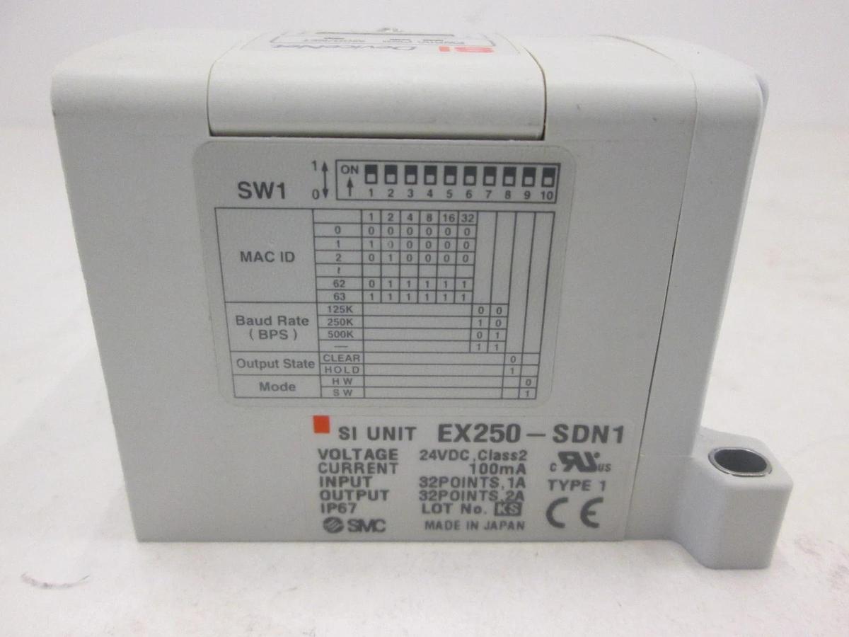 Used SMC, EX250, DeviceNet Interface Module, Used