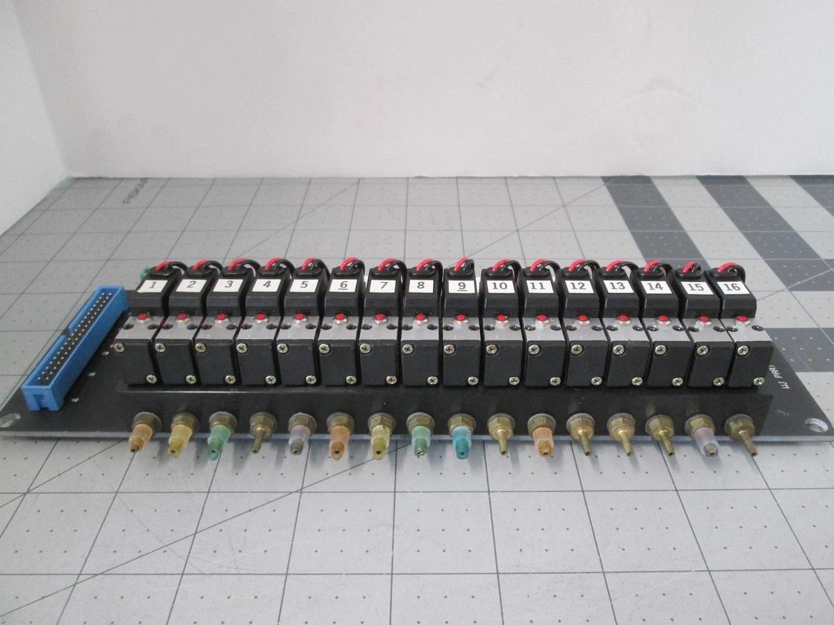 Watkins Johnson, 088241-000, Air Valve Manifold w/16 Ports for WJ999, New