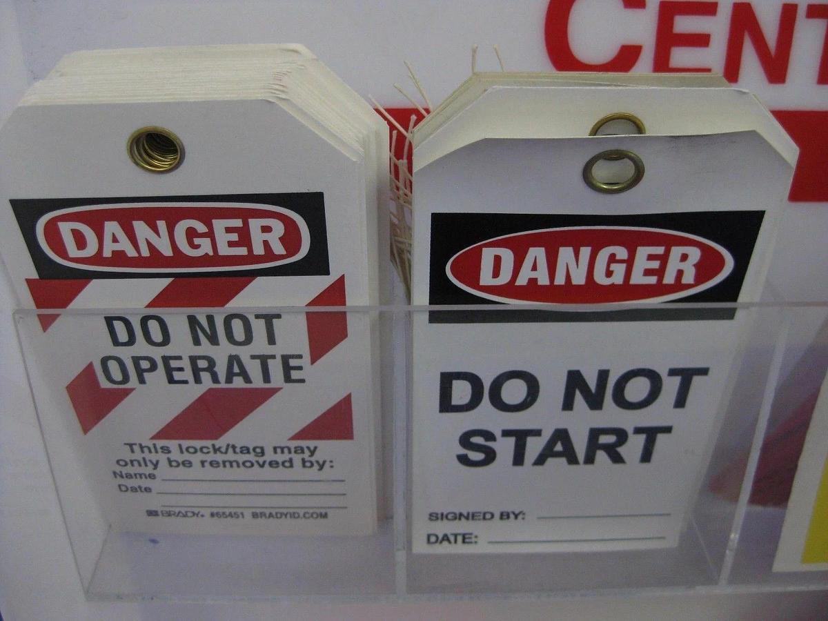 Used Safety Lockout/Tagout Center, Used