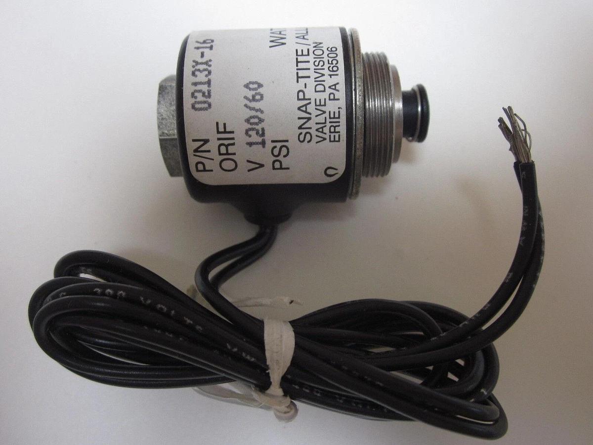 SNAP-TITE 0213X-16 SOLENOID VALVE, 7 WATTS - TOP ONLY