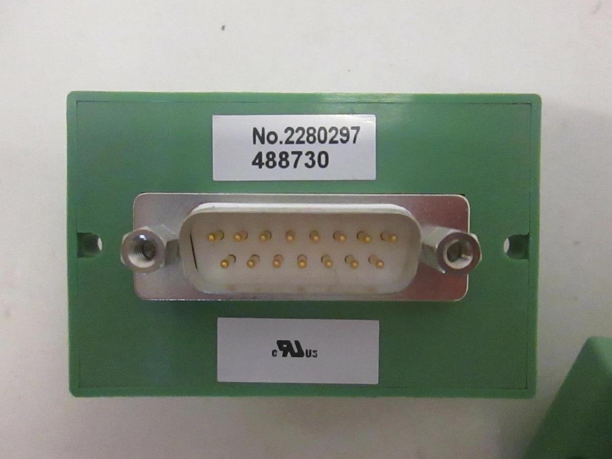 Used Phoenix Contact, DFLK-D15, Breakout Board, 15-Pin, Used, Lot of 4