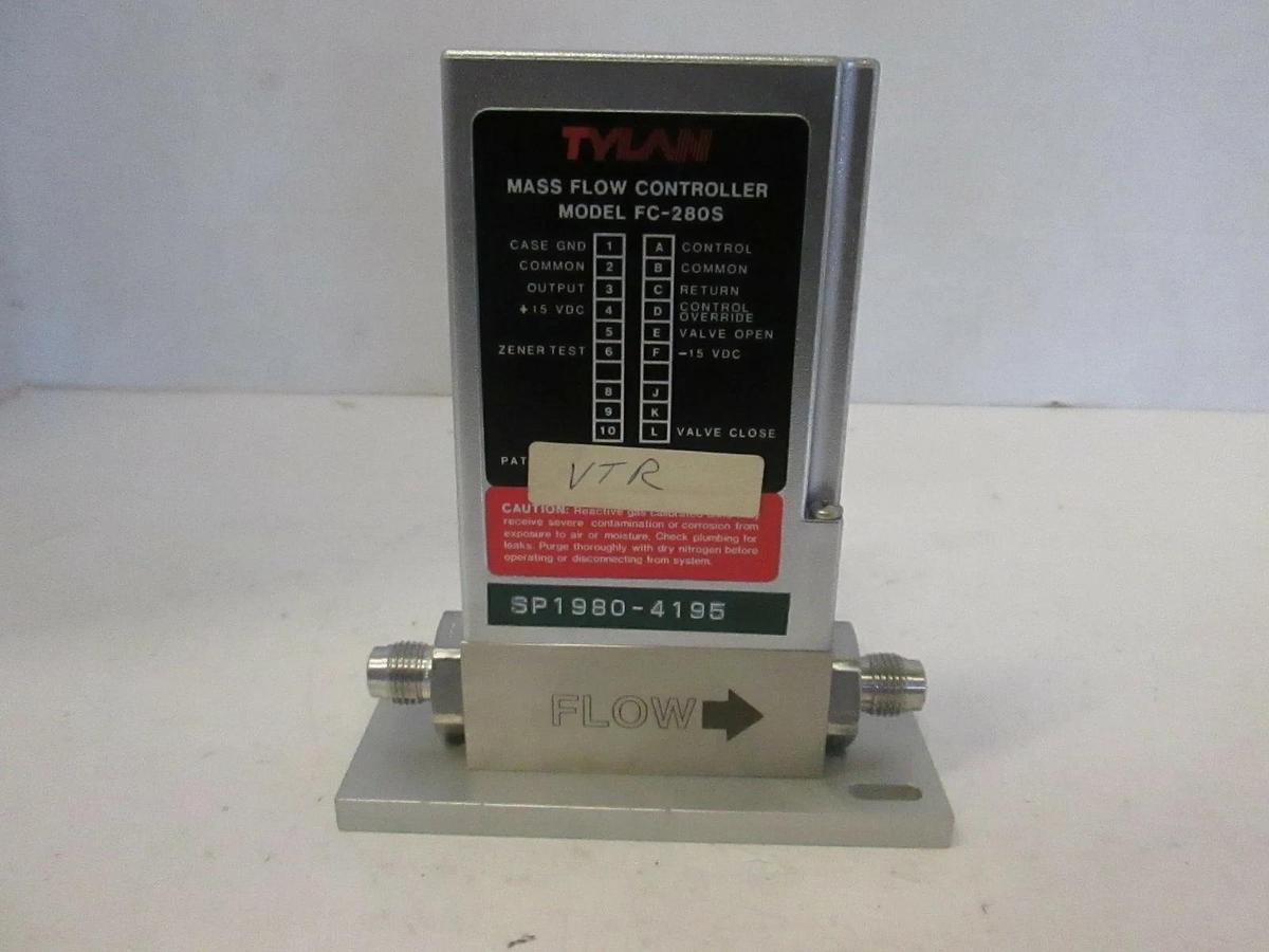 Used Tylan FC-280 SKZ, Mass Flow Controller MFC, SiH2CL2, 150 SCCM, Used