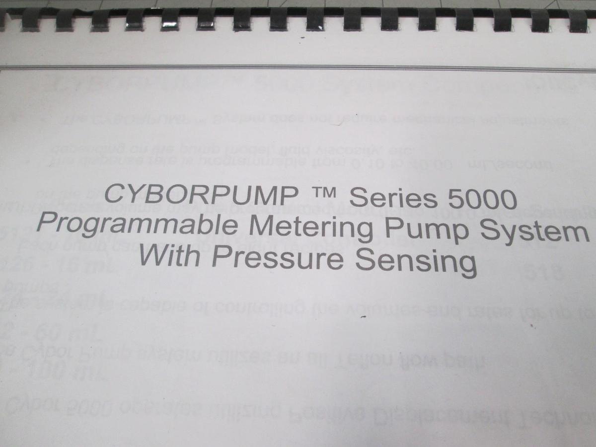 Used Cyborpump, Series 5000, Operation and Maintenance Manual, Used