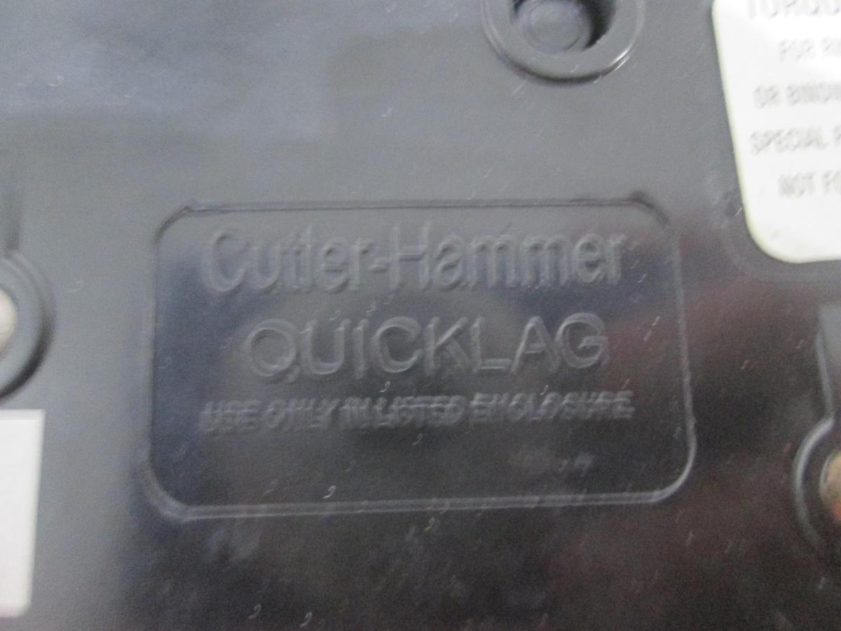 Used Cutler Hammer, 10A, 2 Pole Quicklag Circuit Breaker, HACR Type, Used, Lot of 2