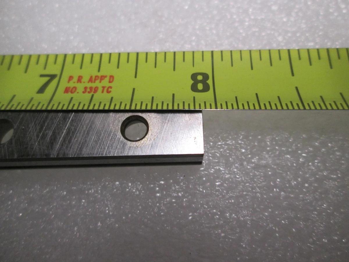Used NSK, PUO9, Linear Bearing Guide Block w/ Guide Rail, Used