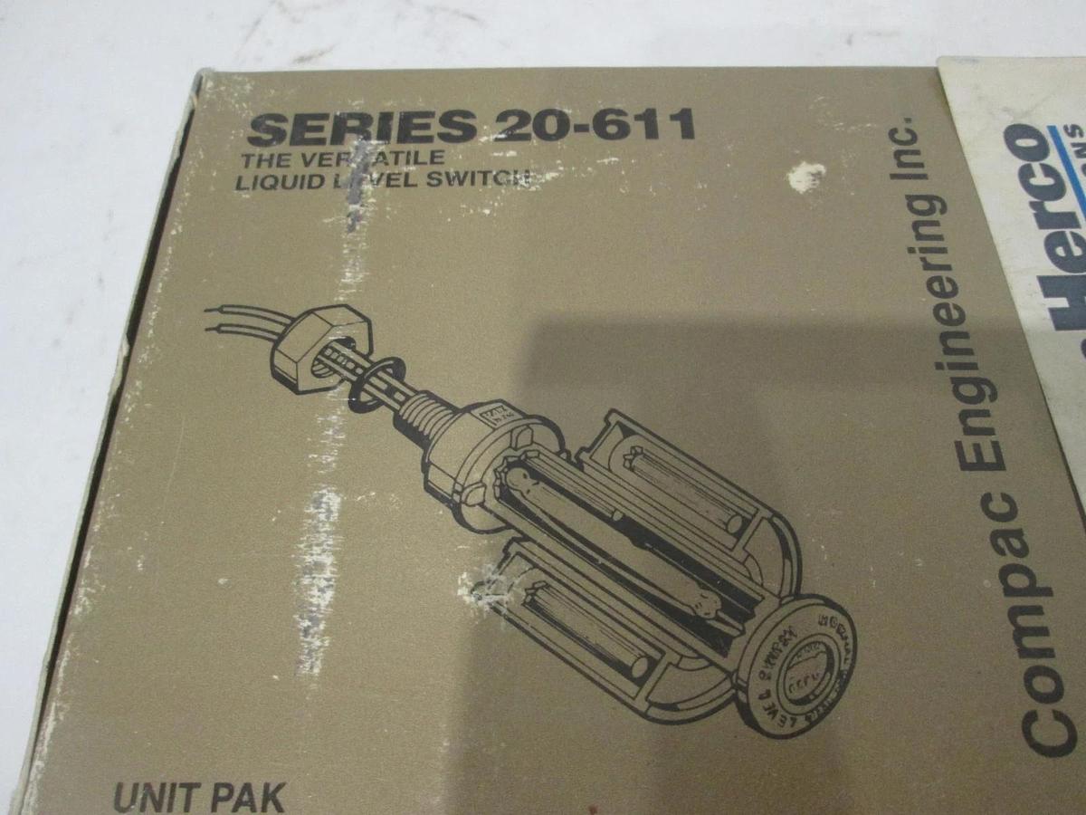 Compac Engineer, Vertical Float Switch PP N/C Dry, Series 20-611, 6911.421, New