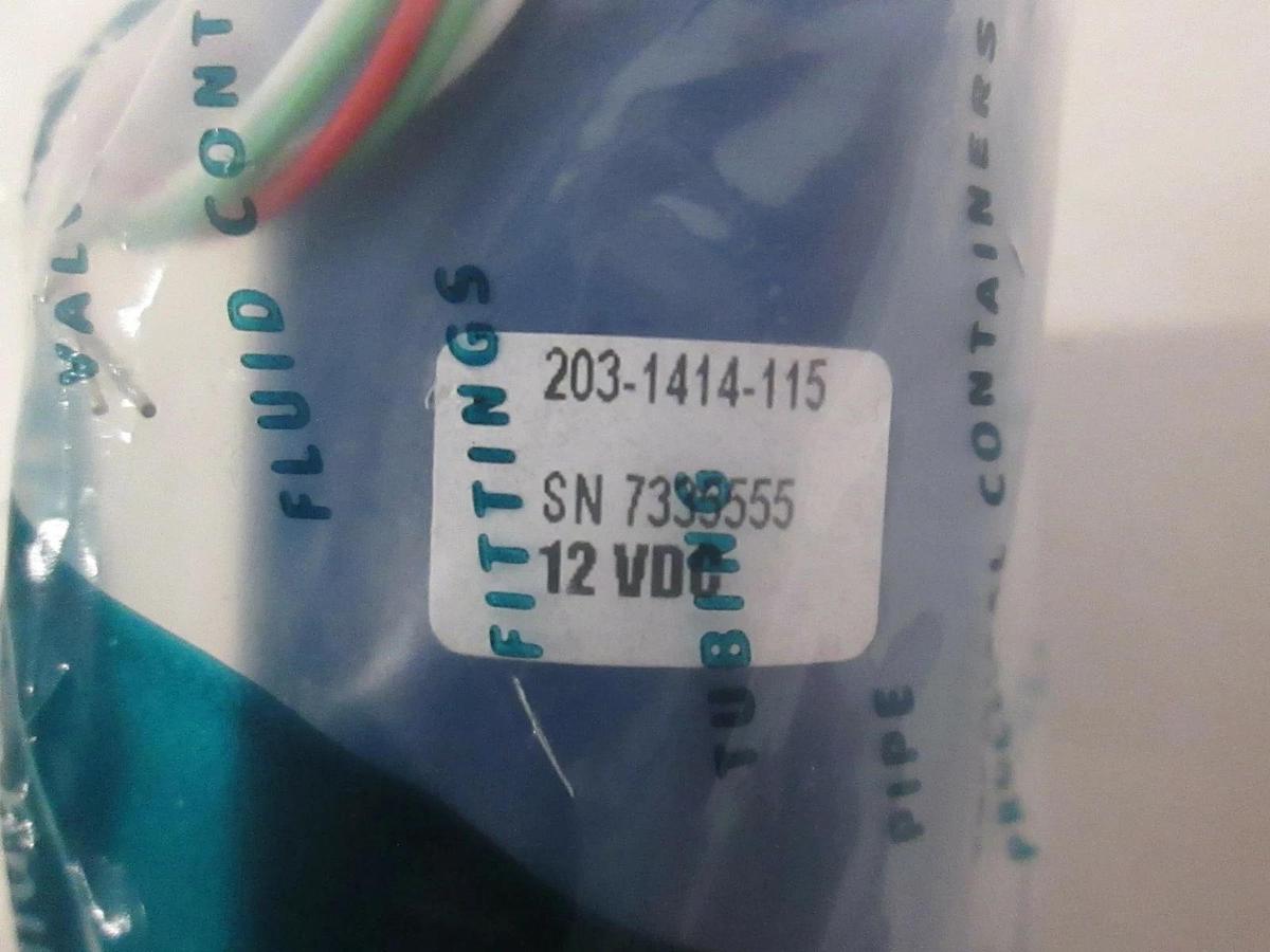 Entegris, 2 Way Solenoid Valve, 203-1414-115, New