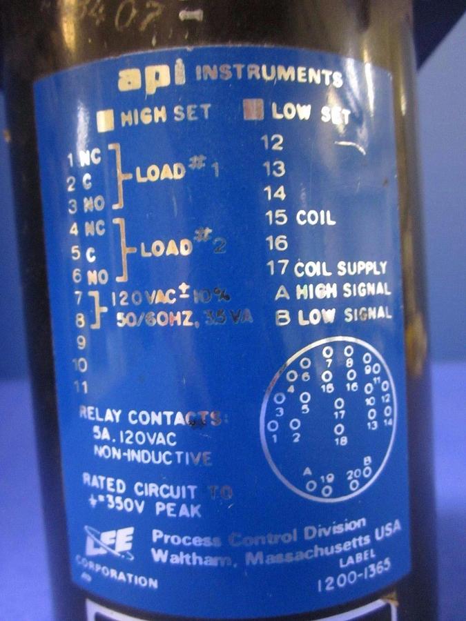 Used API Instruments 0304x Shielded Meter, 0-1600C / 0-3000F, Type R T/C, Used