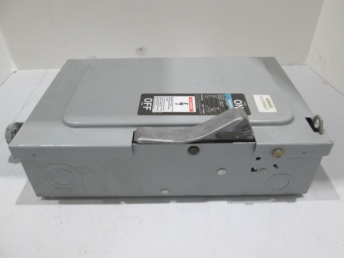 Used Siemens, I-T-E, F351, Enclosed Switch, Heavy Duty, 30A, 600V, Used