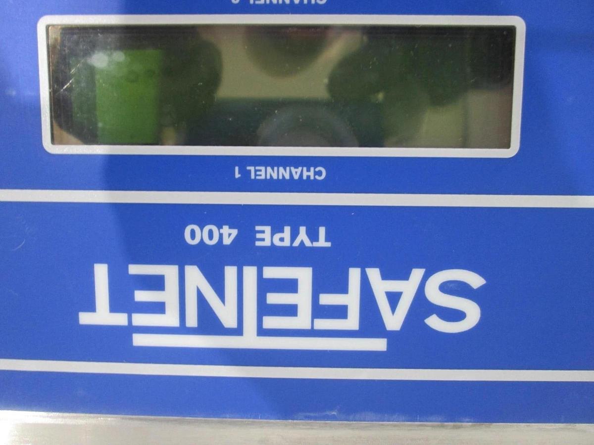 Used GasTech, Type 400, SafeTnet Gas Monitor, 115/230VAC, 50/60Hz, Used