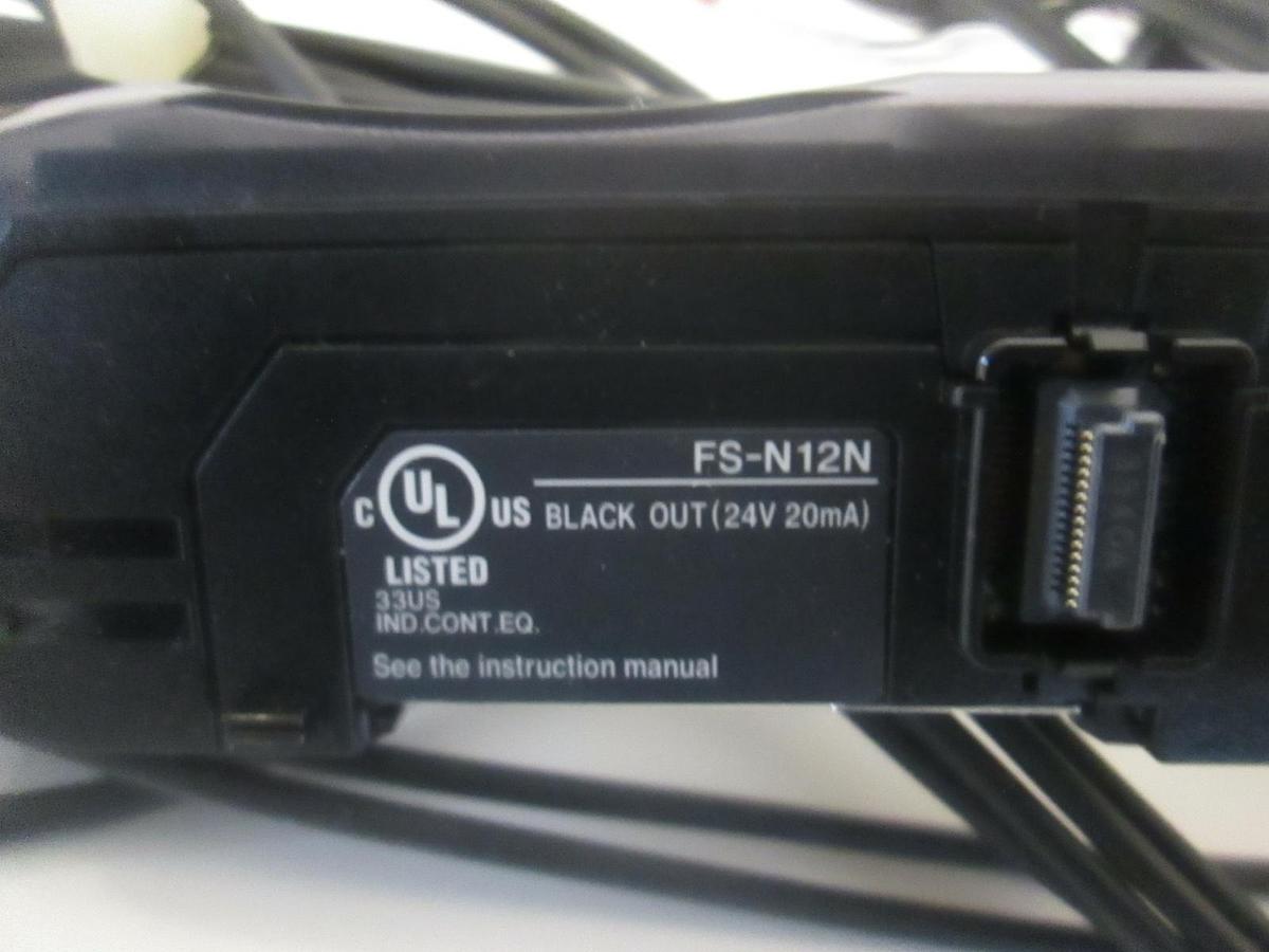 Used Keyence, FS-N12N, Photoelectric Sensor, Used, Lot of 2