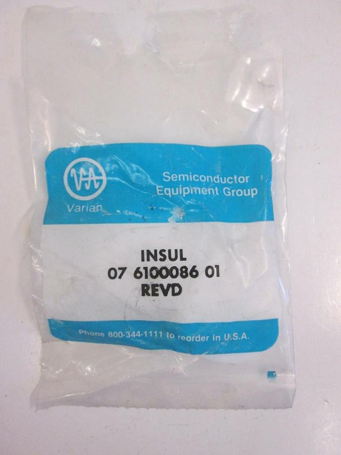 Used Varian Insul, 07 6100086 01 Rev D, New Lot of 2