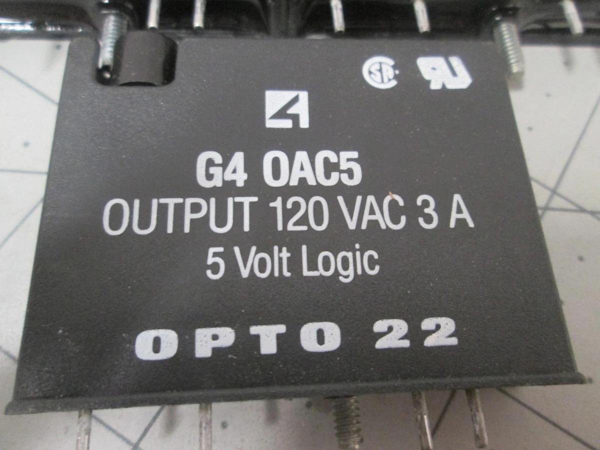 Used Opto 22, G4 OAC5, Digital Output Module, Used, Lot of 4